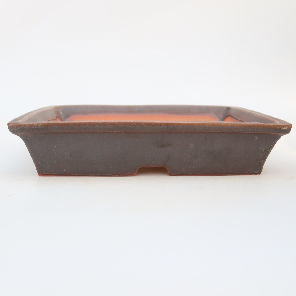 Ceramiczna miska  26 x 20 x 5 cm, kolor brązowy