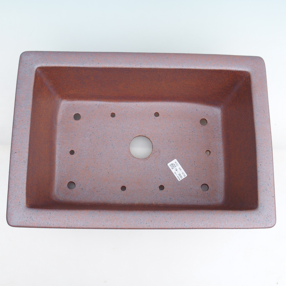 Ceramiczna misa bonsai 42 x 29 x 16 cm, kolor metaliczny - WYŁĄCZNIE ODBIÓR OSOBISTY lub transport paletowy