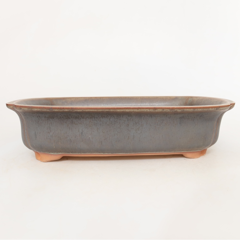 Ceramiczna miska  24 x 17 x 6 cm, kolor brązowy