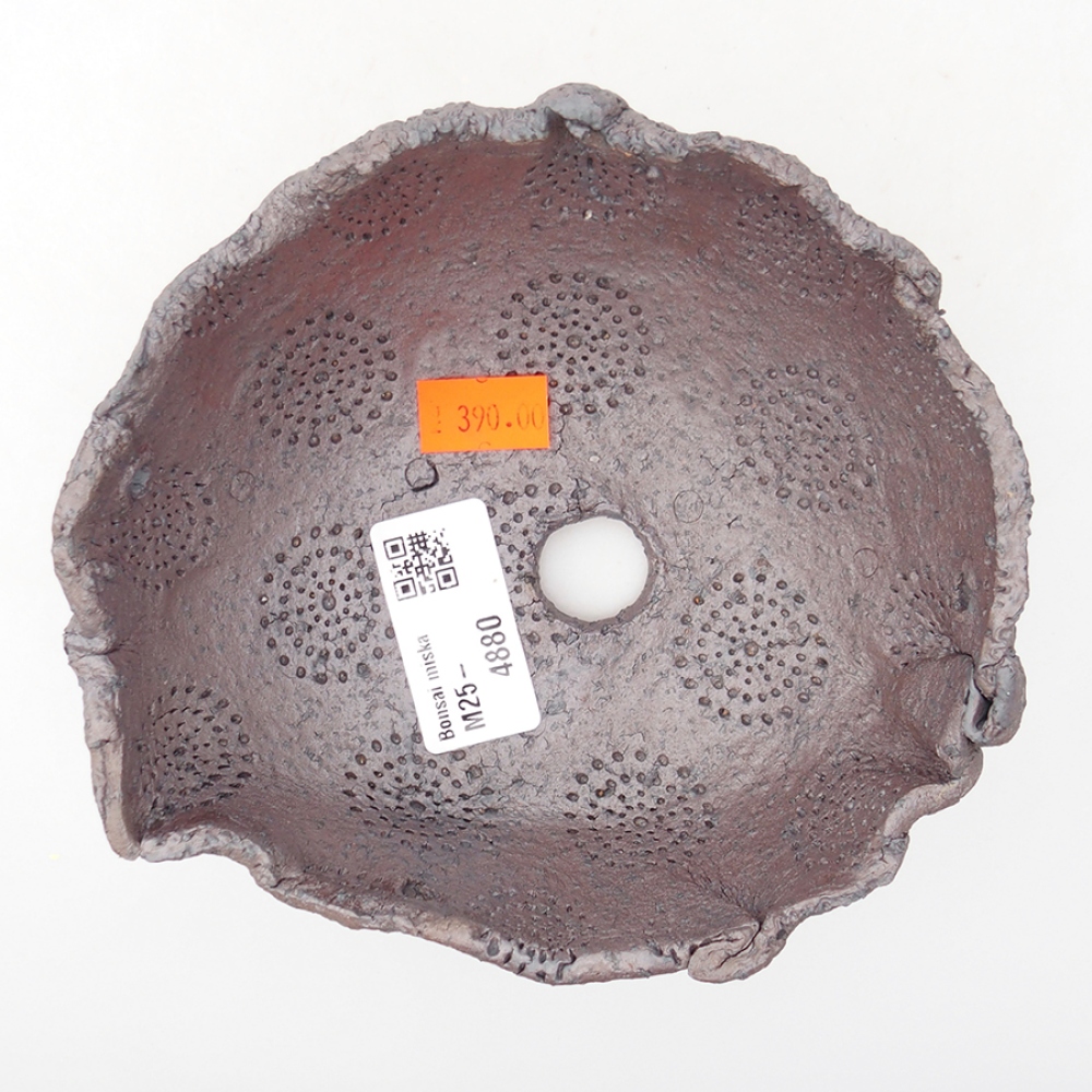 Muszla ceramiczna 14 x 12 x 6,5 cm, kolor metaliczny