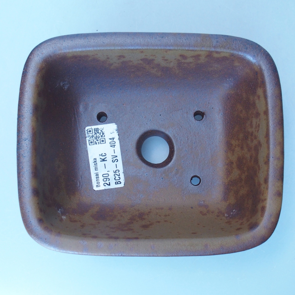 Miska 14,5 x 12 x 6,5 cm brązowa