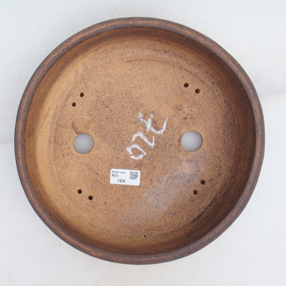 Misa do bonsai 30 x 30 x 7,5 cm, kolor brązowy