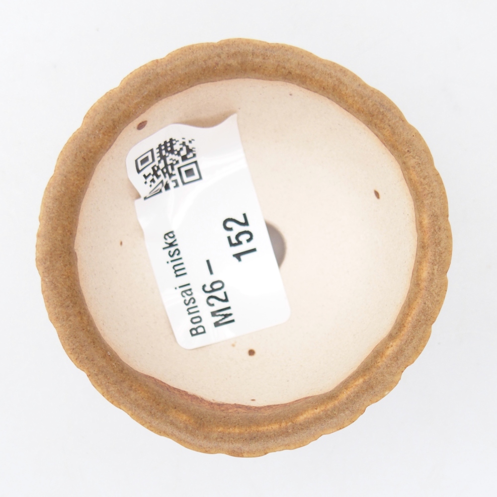 Mini miska do bonsai 5,5 x 5,5 x 3 cm, brązowa