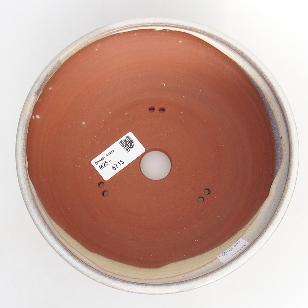 Ceramiczna miska bonsai 19,5 x 19,5 x 6,5 cm, kolor niebieski