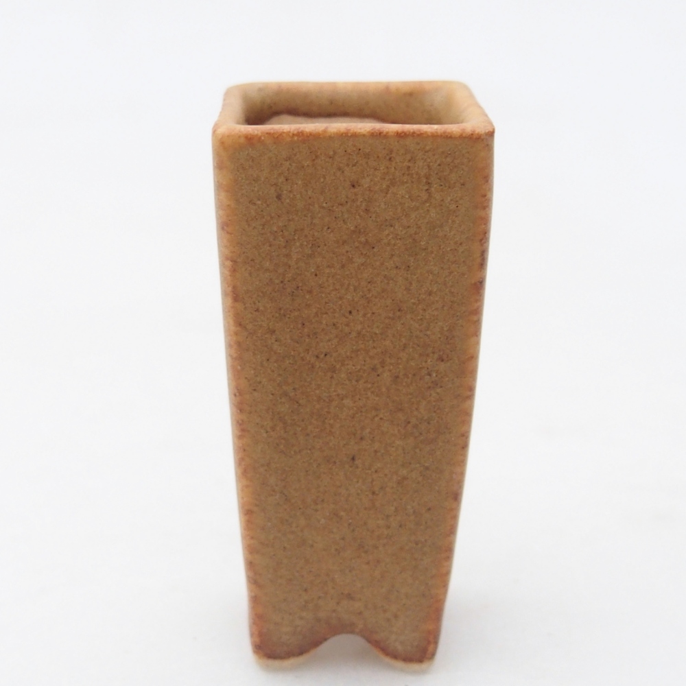 Mini miska do bonsai 2 x 2 x 5 cm, brązowa