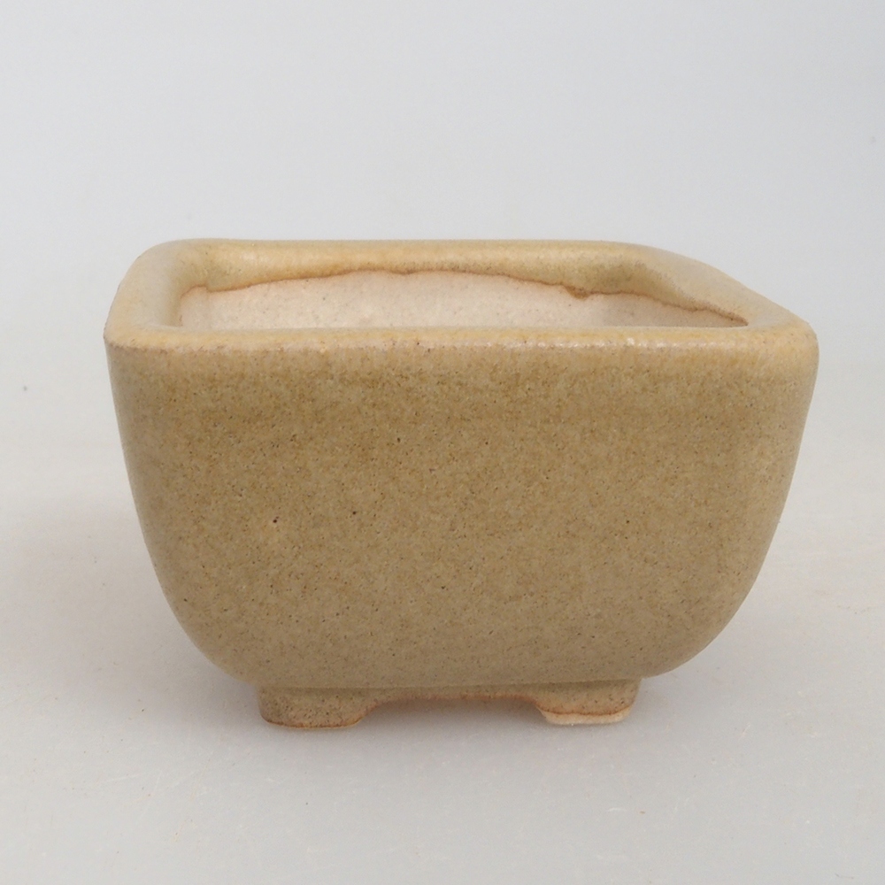 Mini miska bonsai 4,5 x 4,5 x 3 cm, kolor brązowy