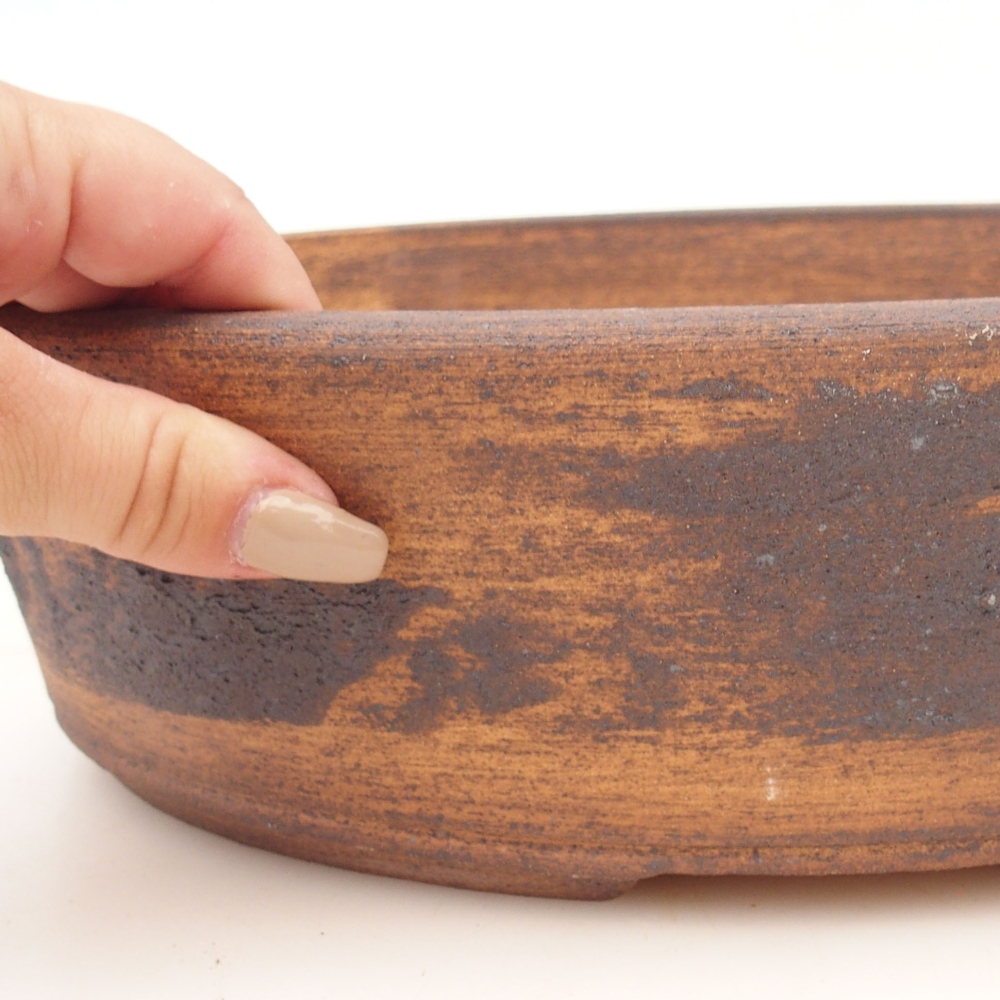 Misa do bonsai 32 x 25 x 8,5 cm, kolor brązowy
