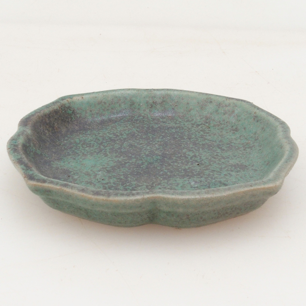 Miska ceramiczna H95 - 8 x 8 x 1 cm - zielona