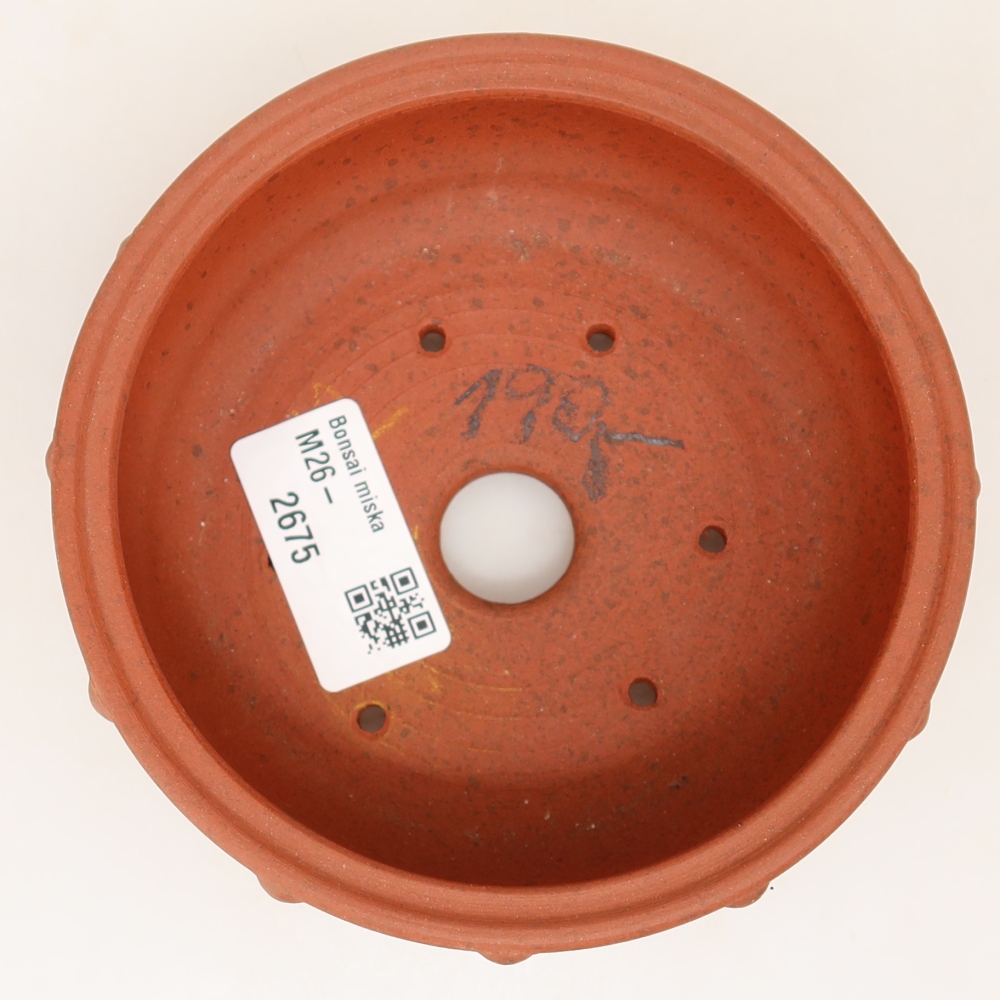 Ceramiczna miska  12 x 12 x 5 cm, kolor ceglasty