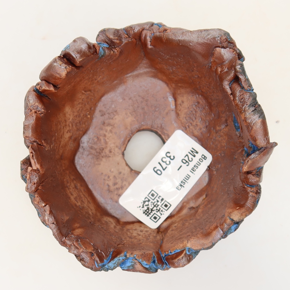 Ceramiczna skorupka 9 x 8,5 x 5 cm, kolor niebieski