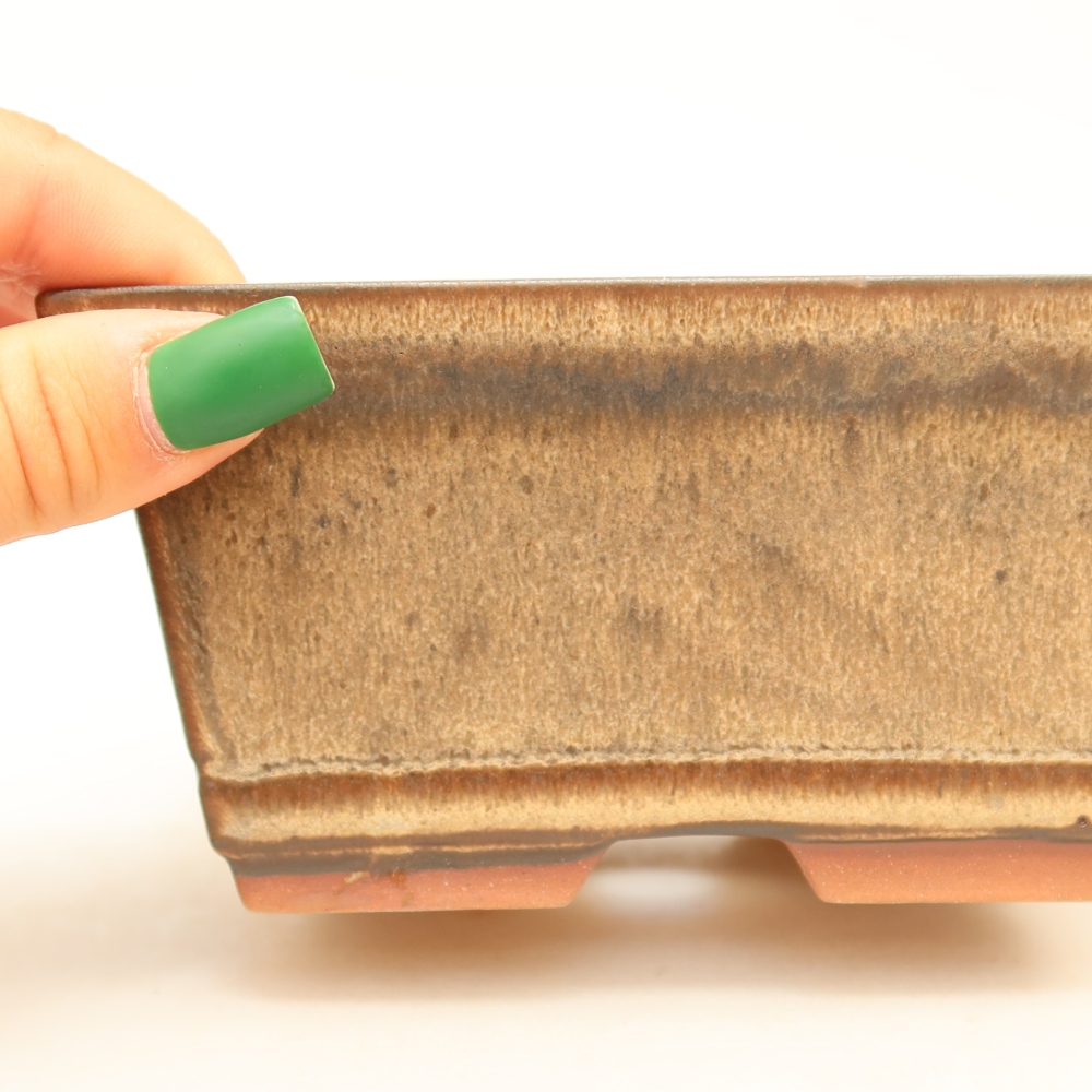 Ceramiczna miska  14,5 x 12,5 x 7 cm, kolor brązowy