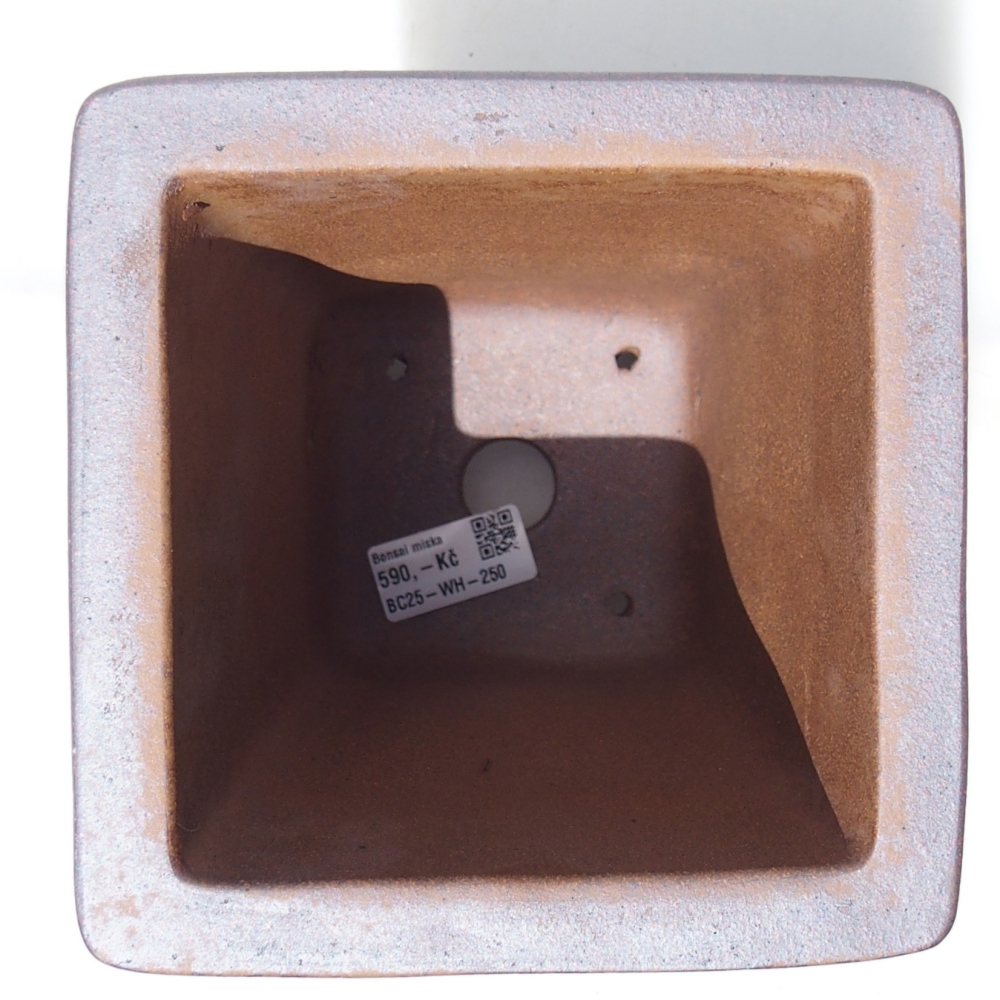 Miska 15 x 15 x 20,5 cm brązowa
