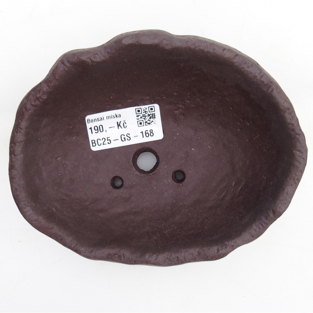 Ceramiczna muszla 15 x 11 x 6,5 cm, kolor brązowy