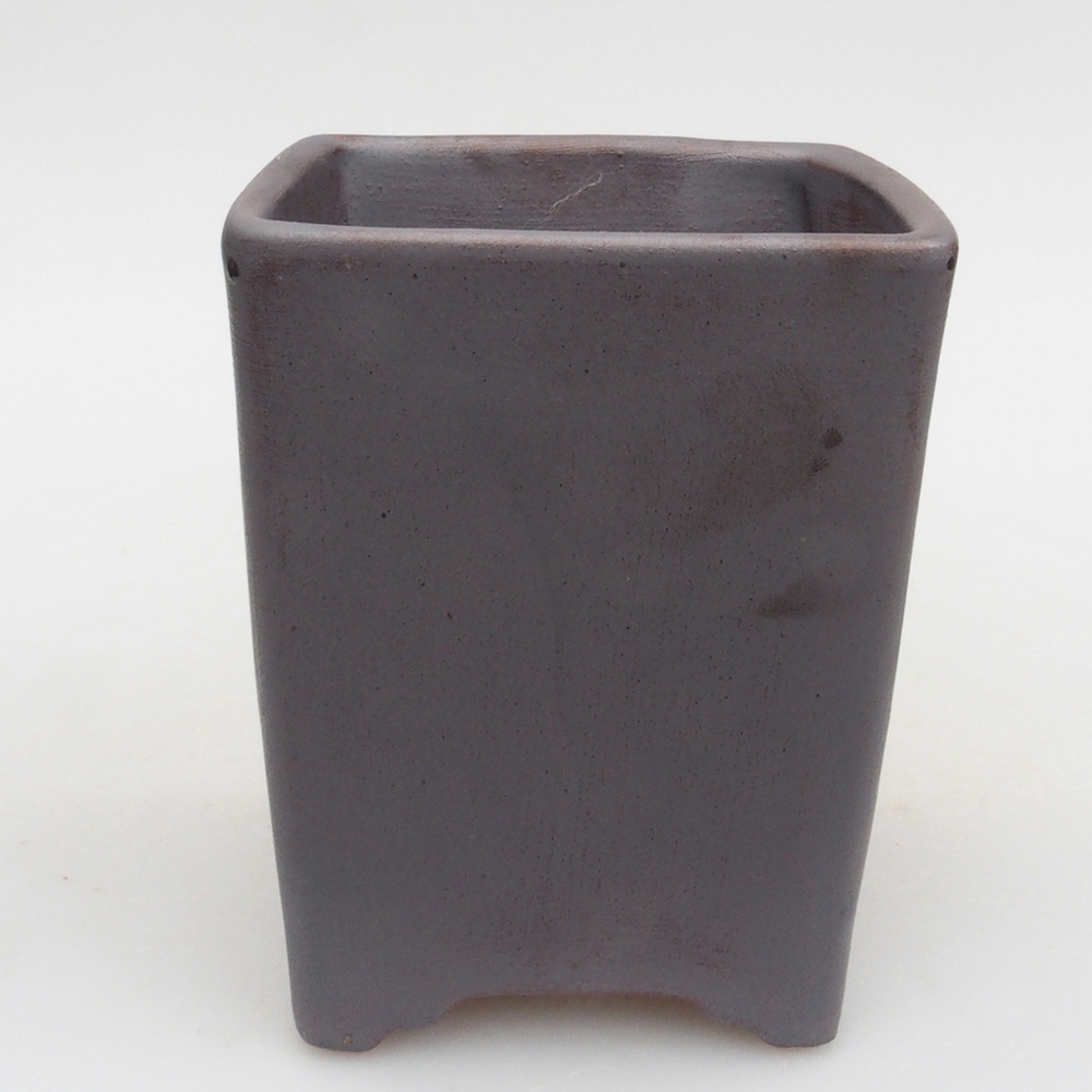Ceramiczna miska bonsai 8,5 x 8,5 x 10,5 cm, kolor metaliczny