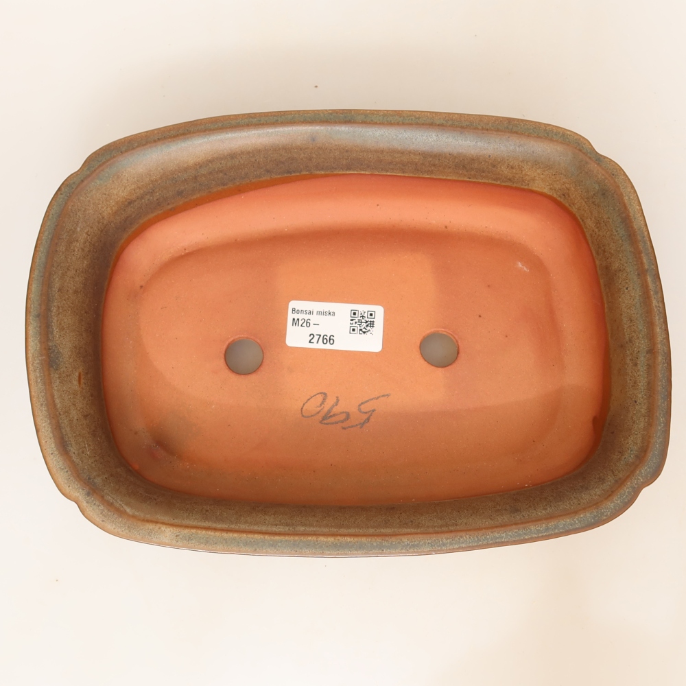 Ceramiczna miska  24 x 17 x 6 cm, kolor brązowy