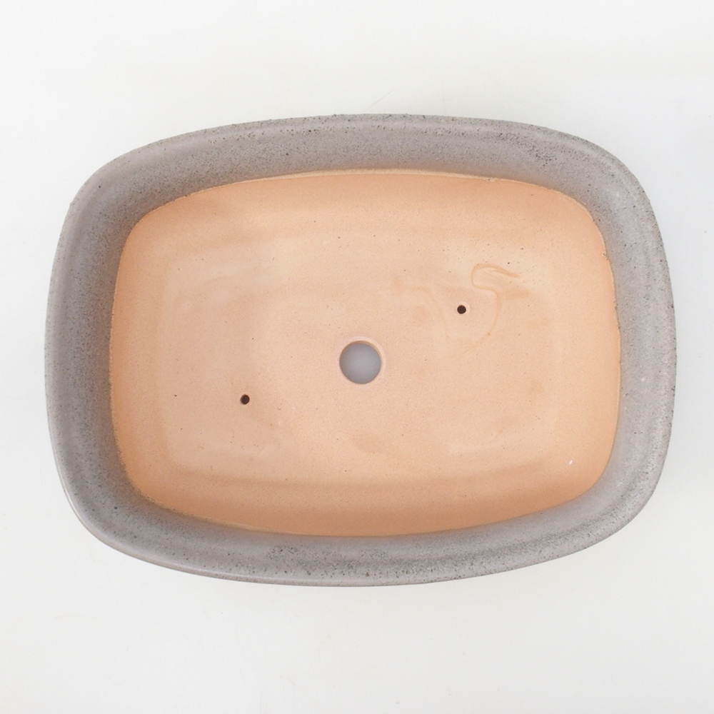 Bonsai bowl H08 - 25 x 19,5 x 6 cm. - beżowy