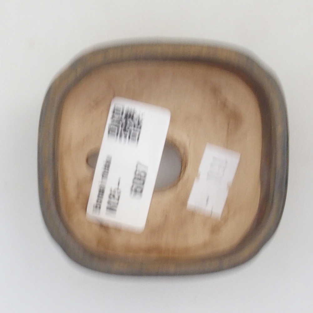 Ceramiczna miska do bonsai 7,5 x 7,5 x 3,5 cm, kolor brązowy