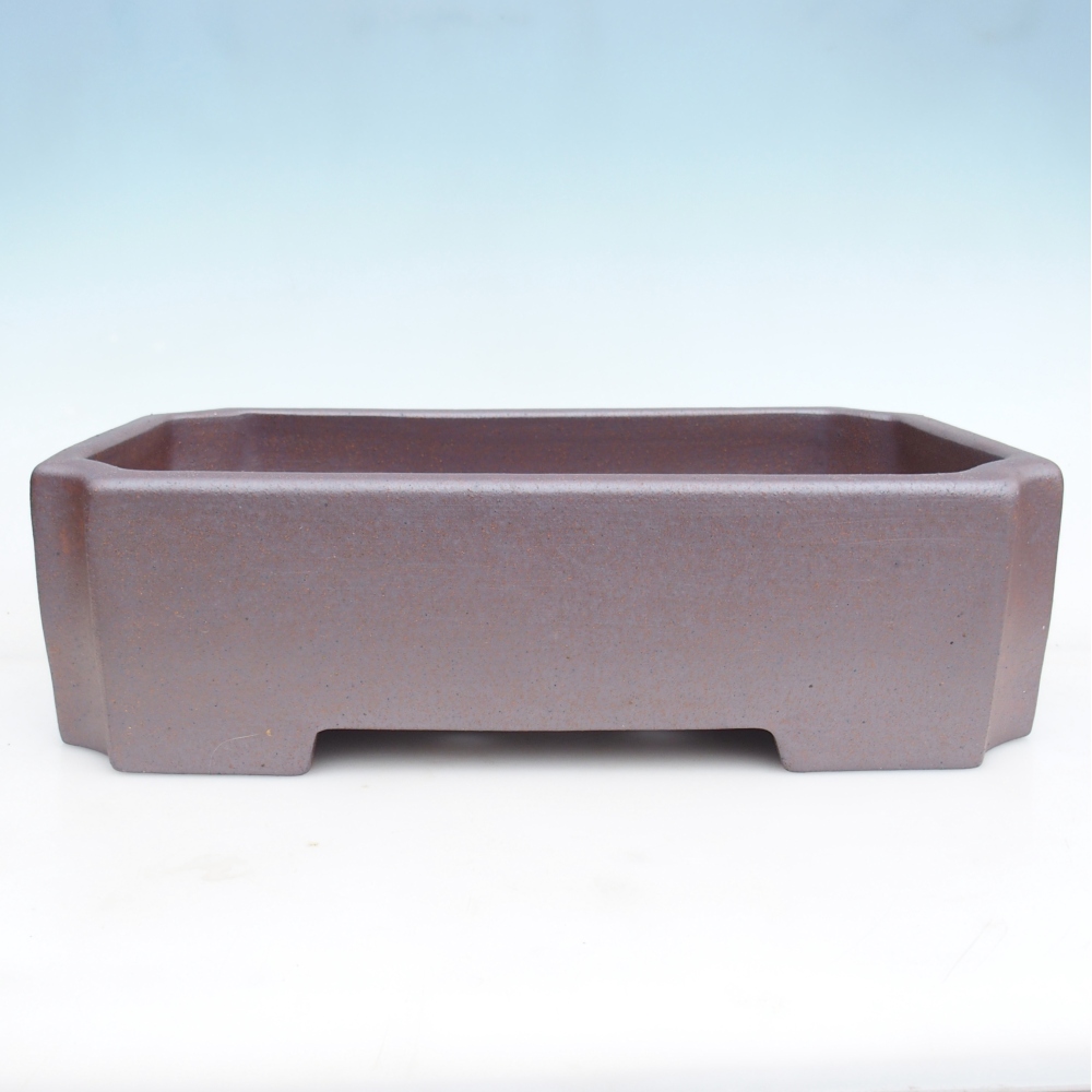 Ceramiczna misa bonsai 44 x 27 x 13 cm, kolor metaliczny - WYŁĄCZNIE ODBIÓR OSOBISTY lub transport paletowy