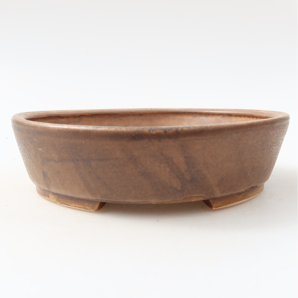Ceramiczna miska do bonsai 15 x 14 x 4 cm, kolor różowy