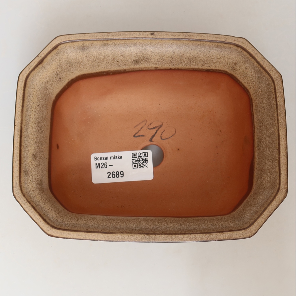 Miska ceramiczna  15 x 12 x 7 cm, kolor beżowy