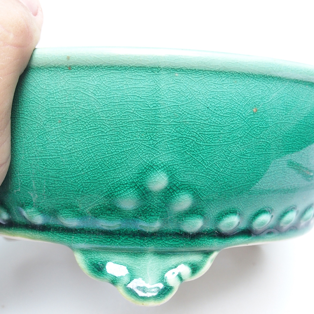 Miska 21 x 21 x 8,5 cm zielona