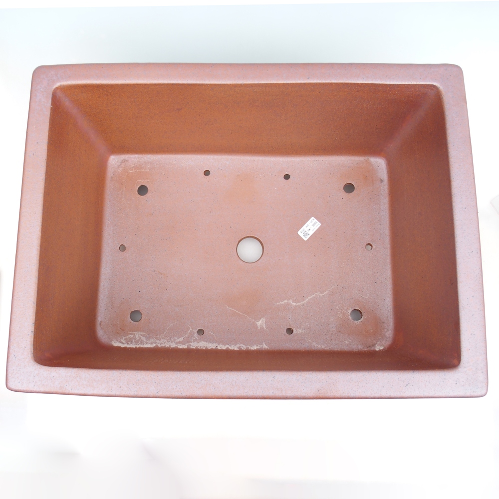 Ceramiczna misa bonsai 61 x 46 x 25 cm, kolor metaliczny - WYŁĄCZNIE ODBIÓR OSOBISTY lub transport paletowy