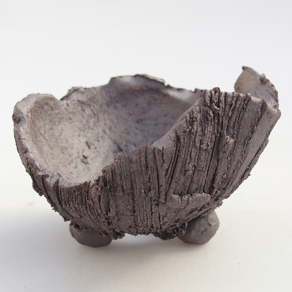 Ceramiczna muszla 8,5 x 8 x 5,5 cm, kolor metaliczny