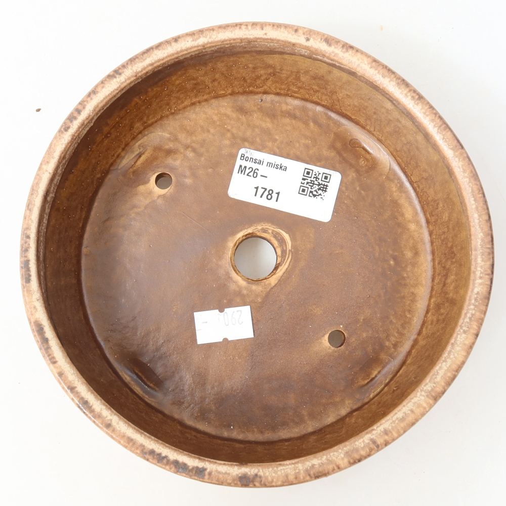 Ceramiczna miska do bonsai 15,5 x 15,5 x 5 cm, różowa