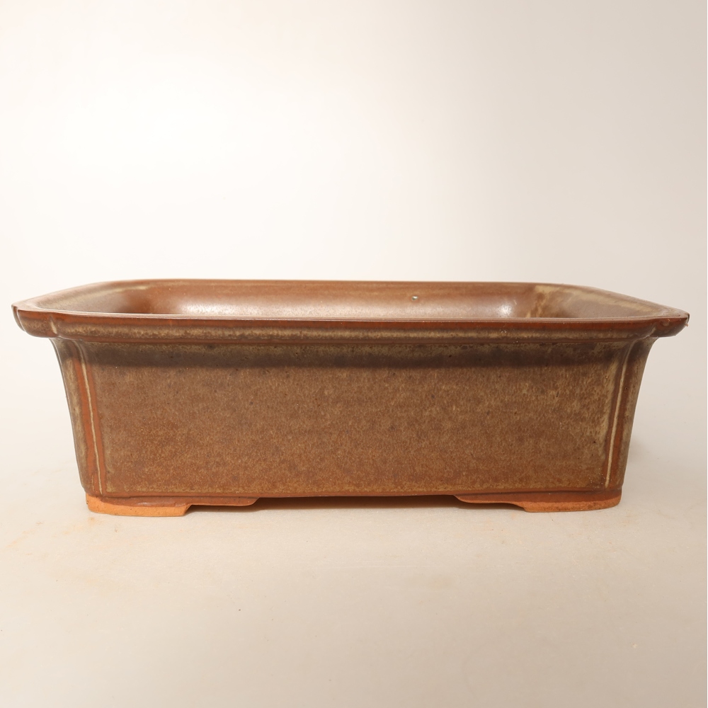 Miska ceramiczna  20 x 15,5 x 5,5 cm, kolor brązowy