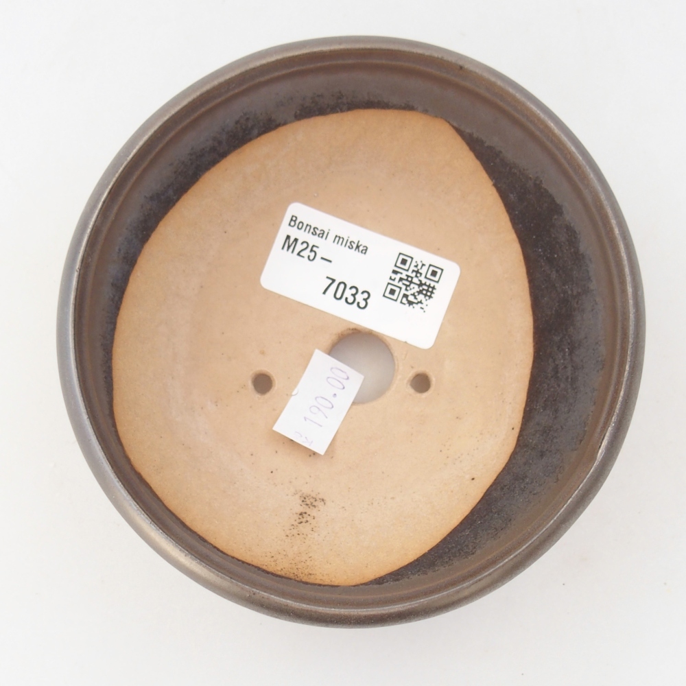 Ceramiczna miska do bonsai 10 x 10 x 5 cm, kolor metaliczny