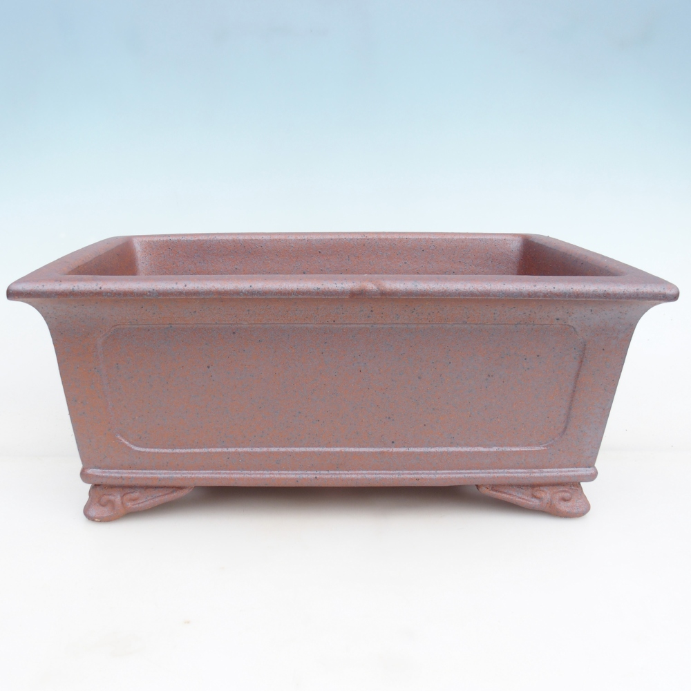 Ceramiczna misa bonsai 41,5 x 29 x 17 cm, kolor metaliczny - WYŁĄCZNIE ODBIÓR OSOBISTY lub transport paletowy