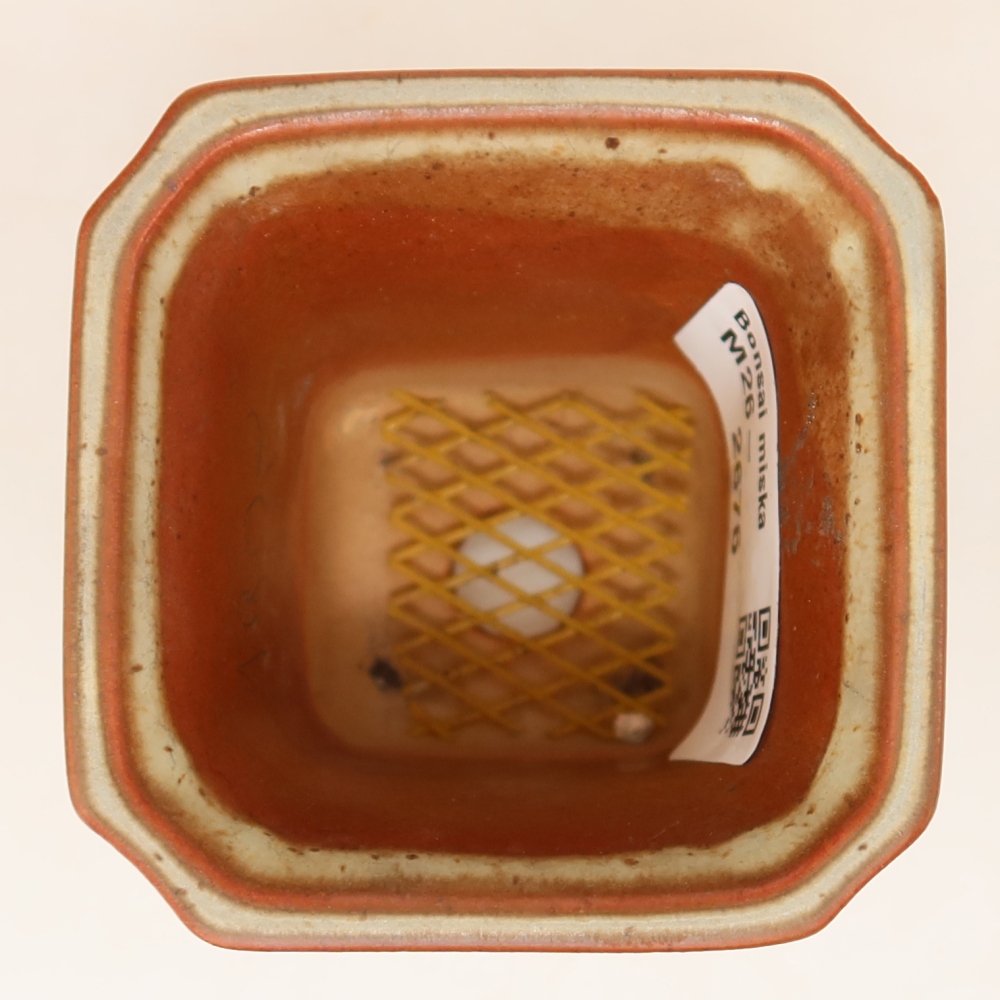 Ceramiczna miska  6,5 x 6,5 x 7 cm, kolor beżowy