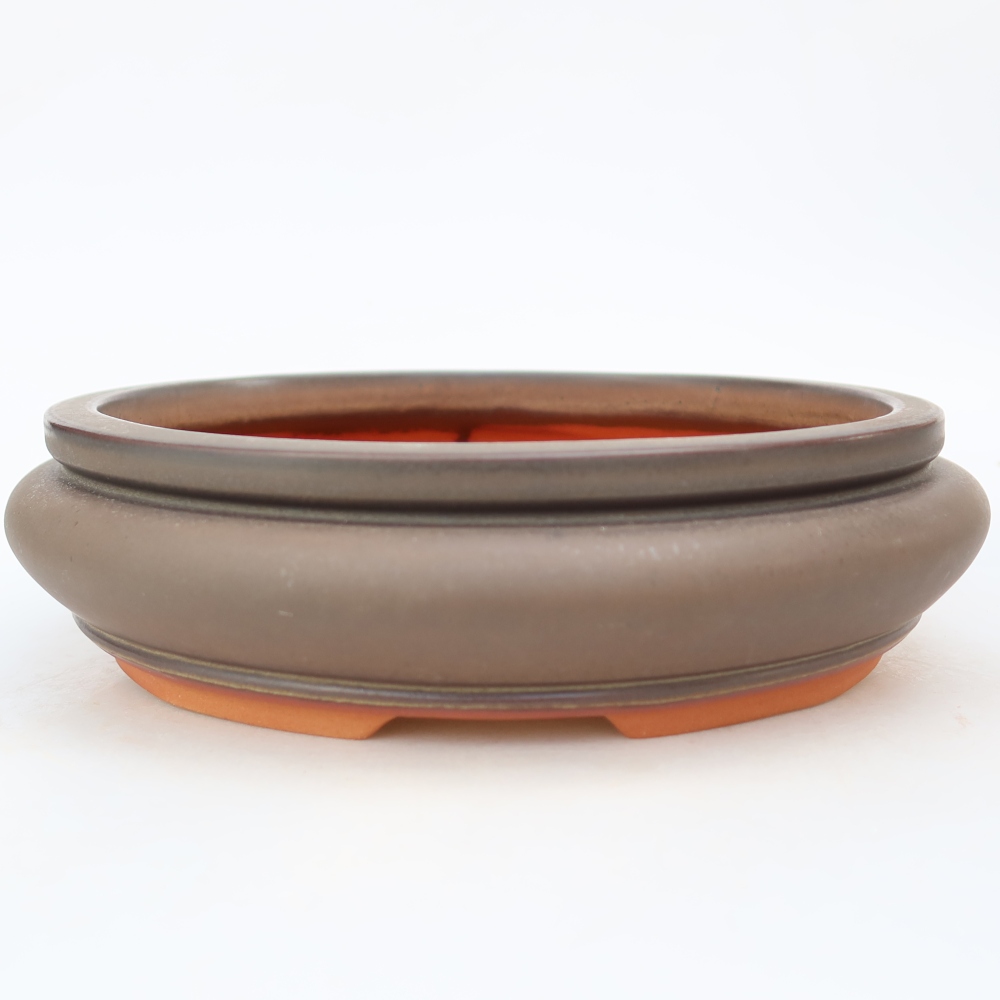 Miska ceramiczna  23 x 23 x 7 cm, kolor brązowy