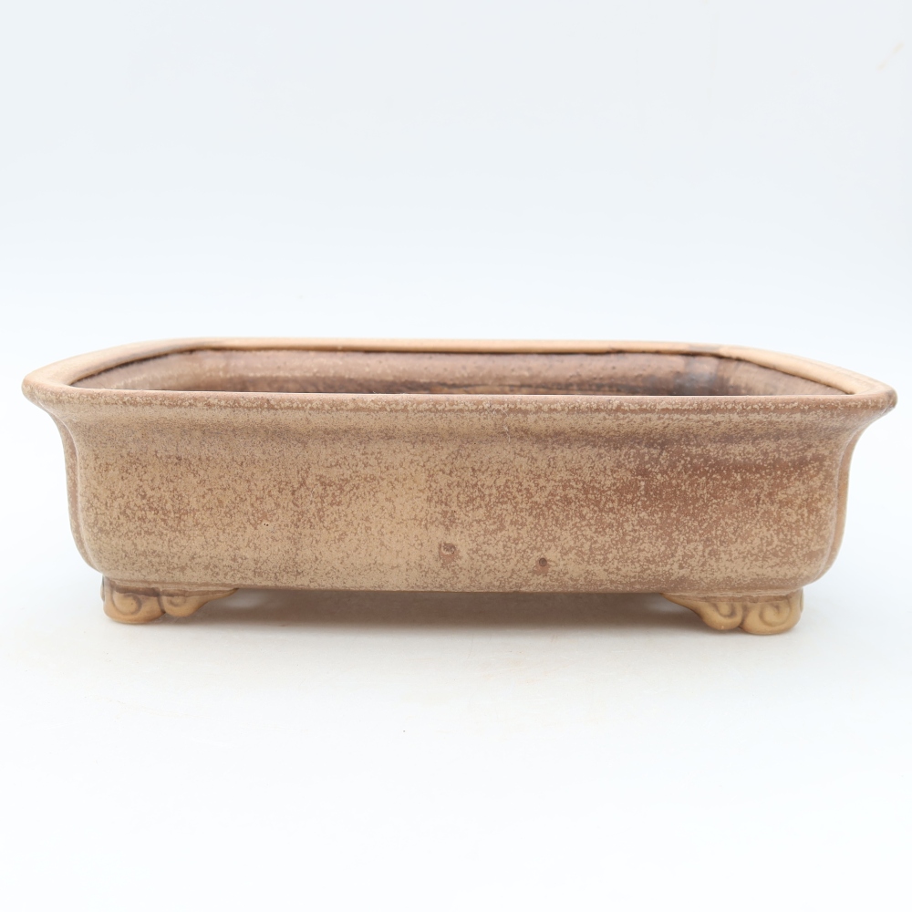 Ceramiczna miska do bonsai 25 x 20,5 x 7,5 cm, kolor różowy
