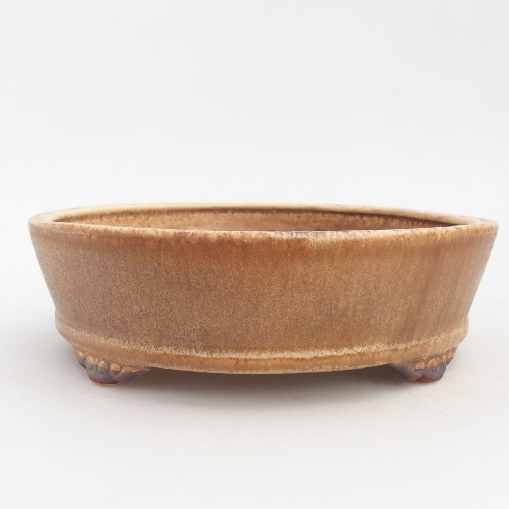 Ceramiczna miska na bonsai 18 x 18 x 5 cm, różowa