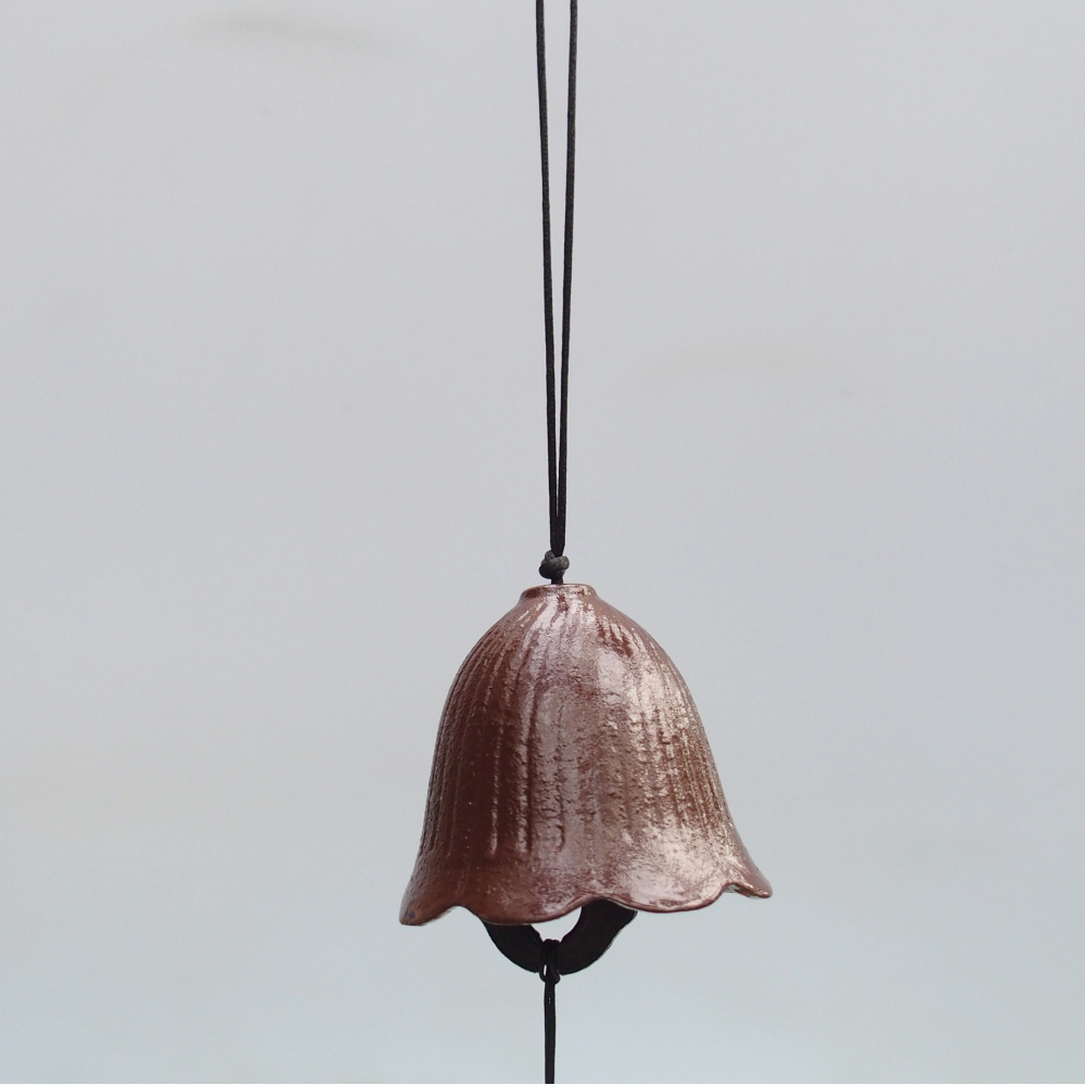 Metalowy dzwonek do wiatru, kolor brązowy