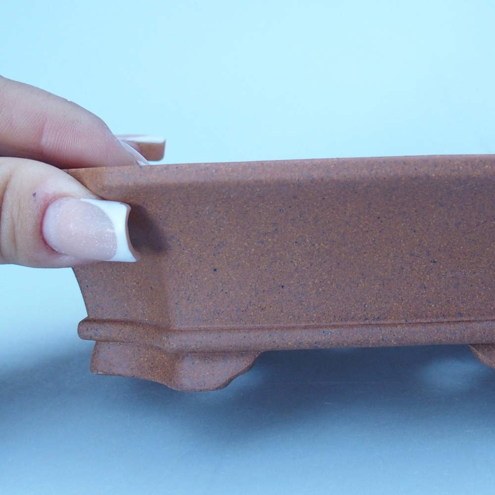 Miska 15 x 12 x 4 cm brązowa