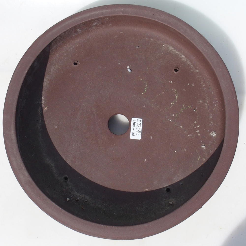 Misa do bonsai 41,5 x 41,5 x 9,5 cm - brązowa