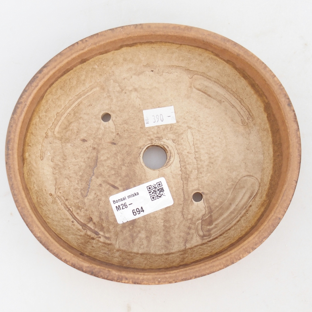 Ceramiczna miska na bonsai 18,5 x 16,5 x 4,5 cm, różowa