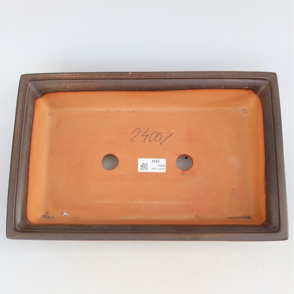 Miska ceramiczna  36 x 23 x 8 cm, kolor brązowy – WYŁĄCZNIE ODBIÓR OSOBISTY lub transport na palecie