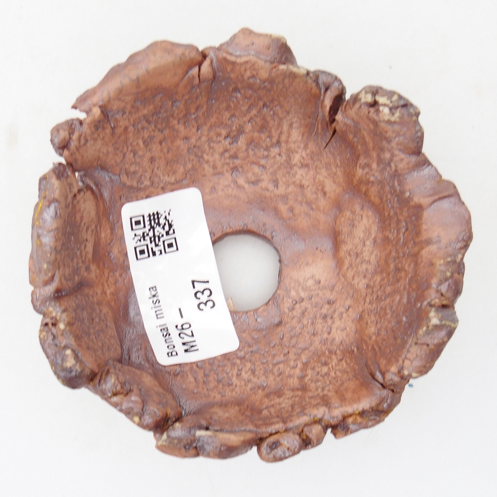 Muszla ceramiczna 9 x 9 x 4,5 cm, kolor brązowy