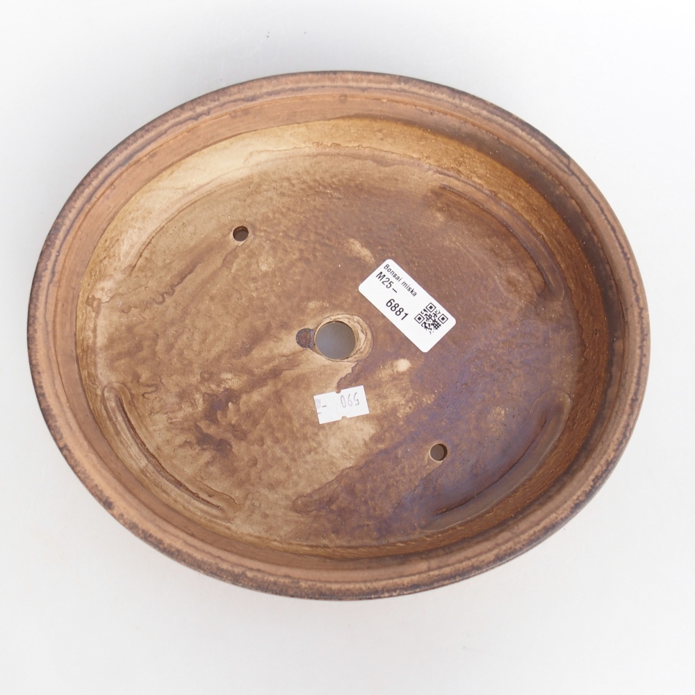 Ceramiczna miska na bonsai 24 x 20,5 x 5 cm, różowa