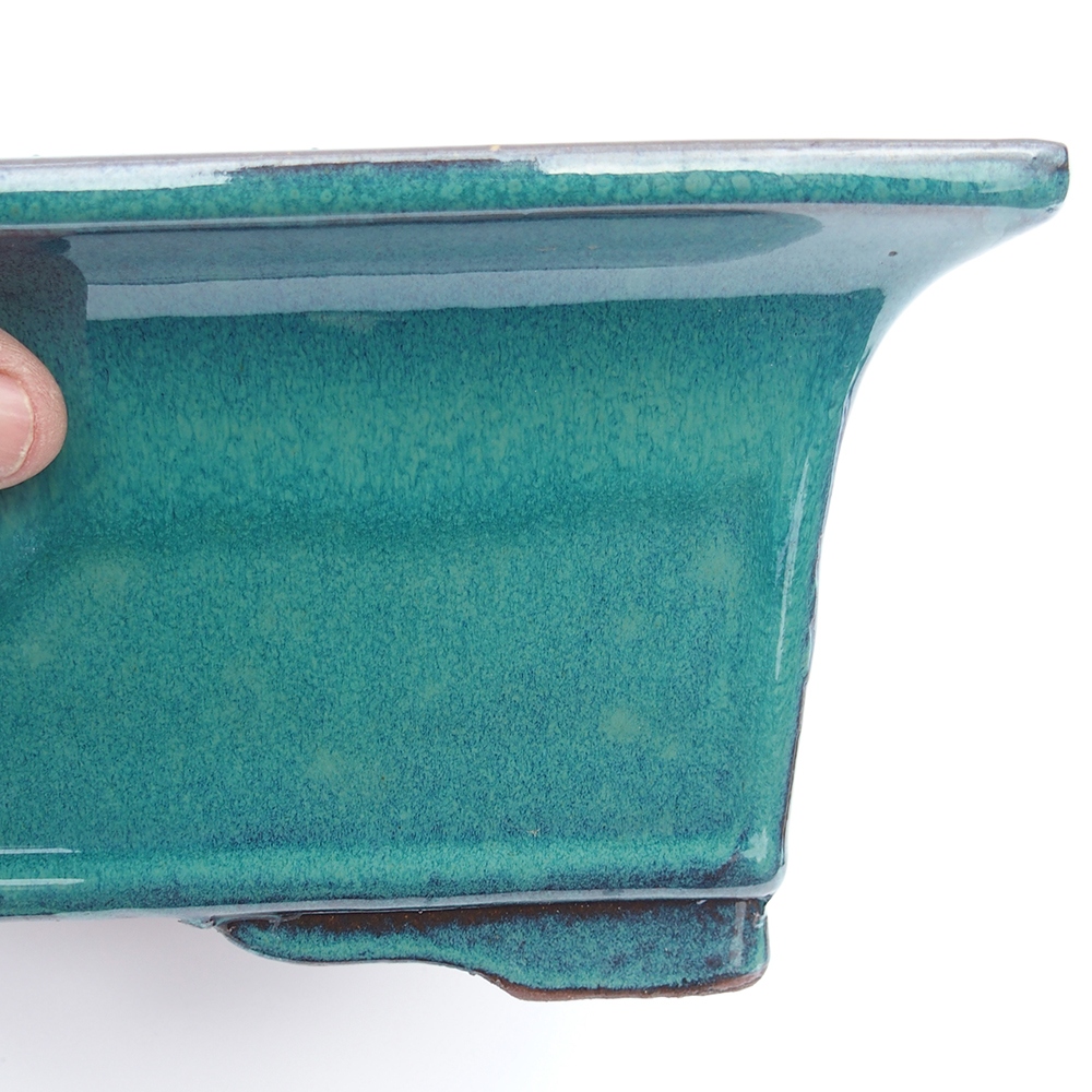 Miska 33,5 x 27,5 x 12,5 cm niebiesko-zielona