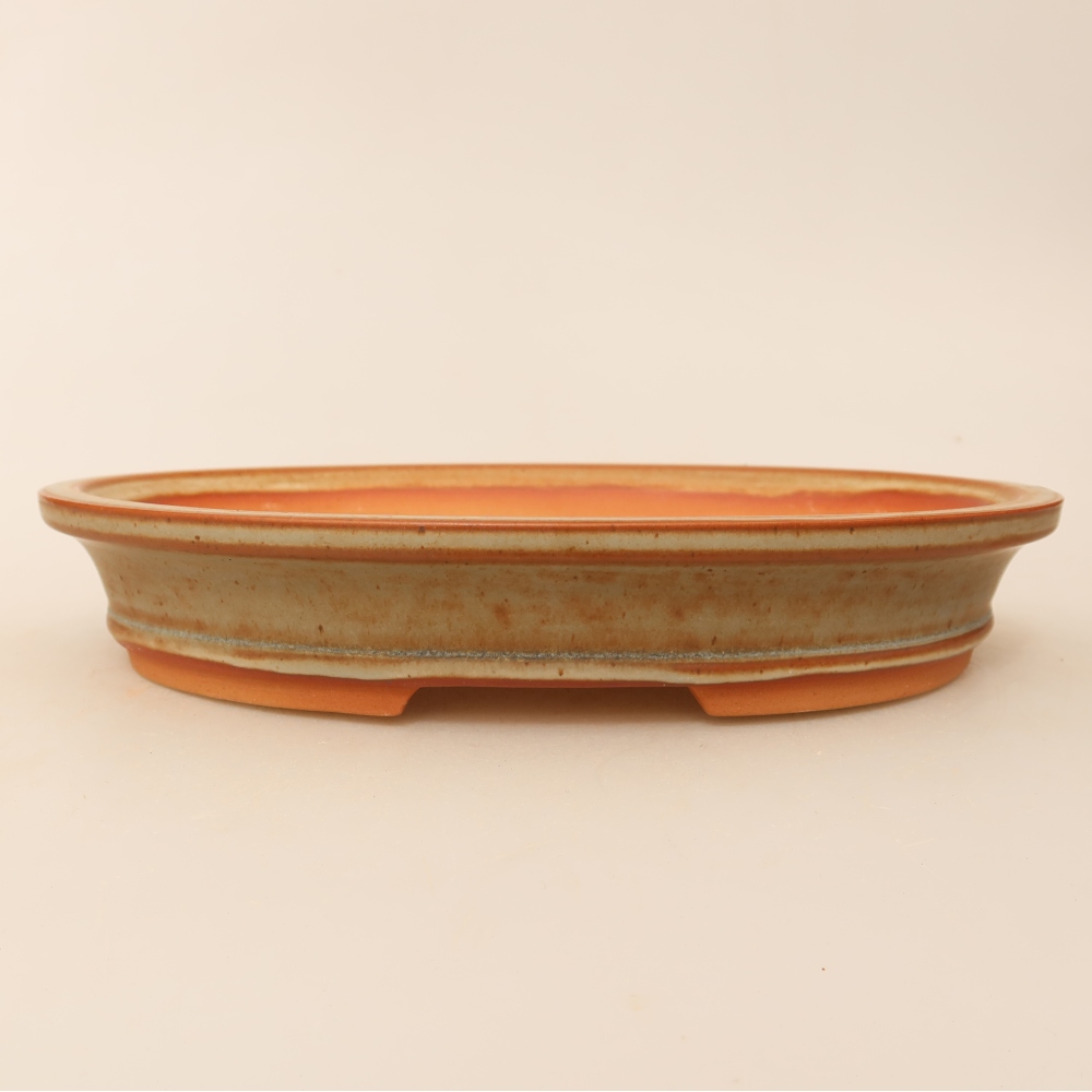 Ceramiczna miska  21 x 14,5 x 3,5 cm, kolor beżowy