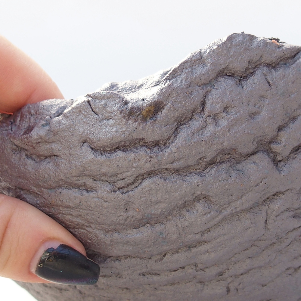 Muszla ceramiczna 15,5 x 14 x 6,5 cm, kolor metaliczny