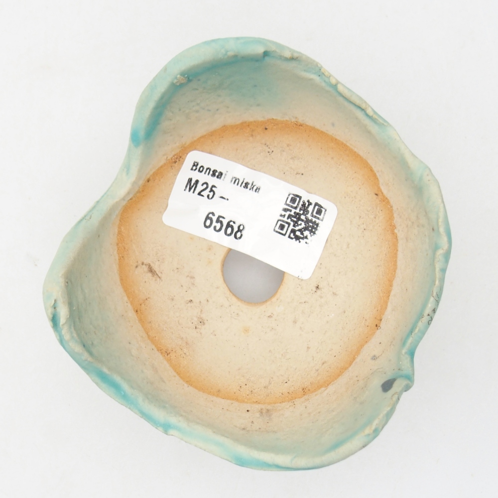 Ceramiczna muszla 8,5 x 8 x 5 cm, kolor niebieski