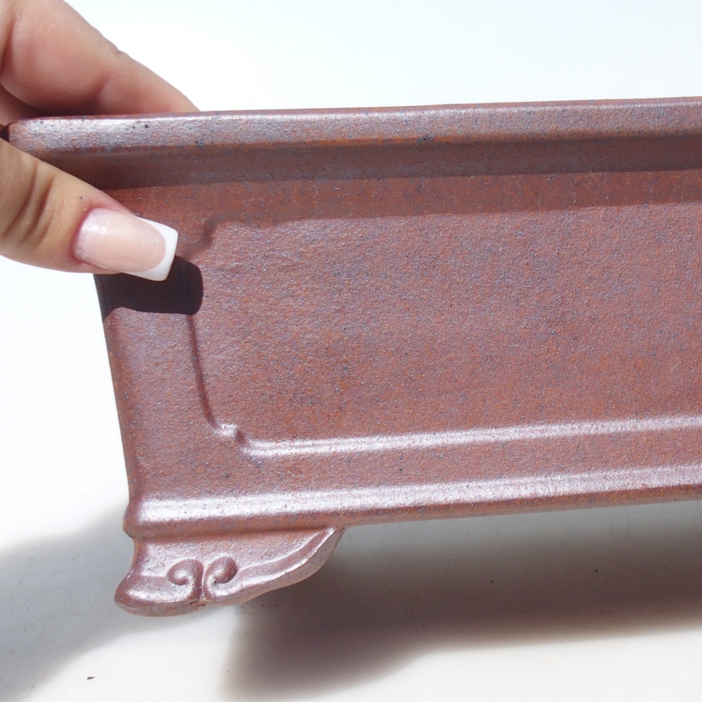 Miska 26 x 16,5 x 10 cm brązowa