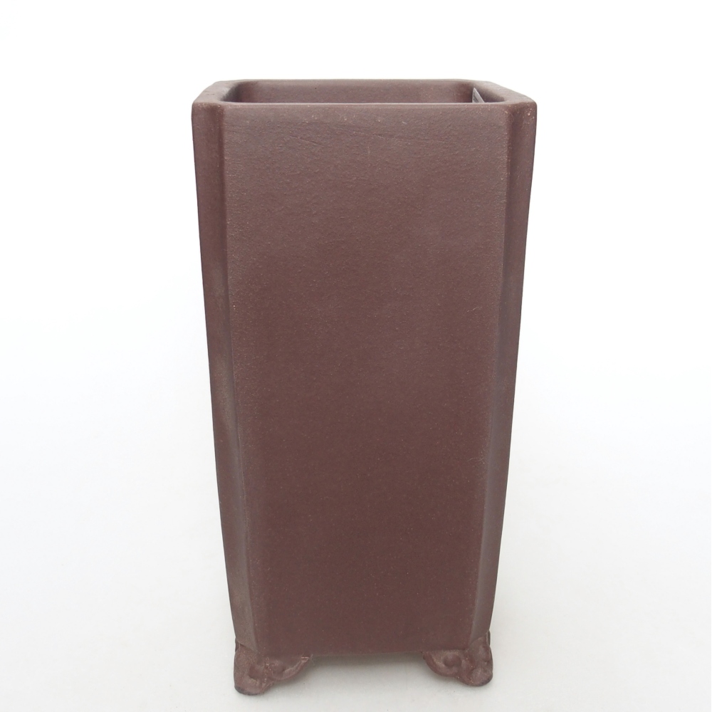 Miska 9 x 9 x 18 cm brązowa