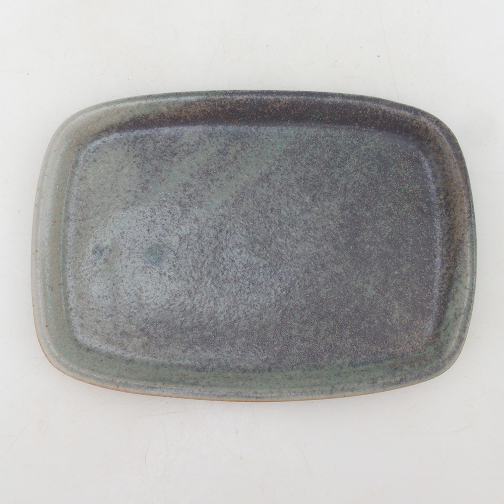 Miska ceramiczna H02 - 17,5 x 12 x 1 cm - zielony