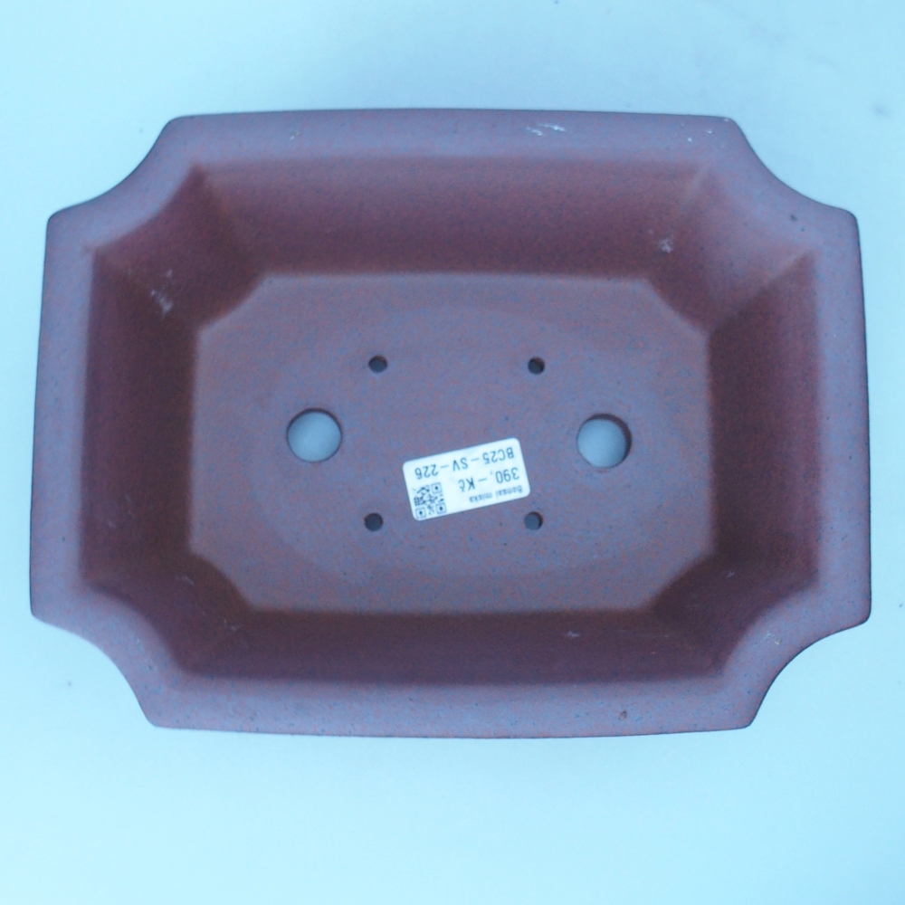 Miska 25 x 19 x 8,5 cm brązowa